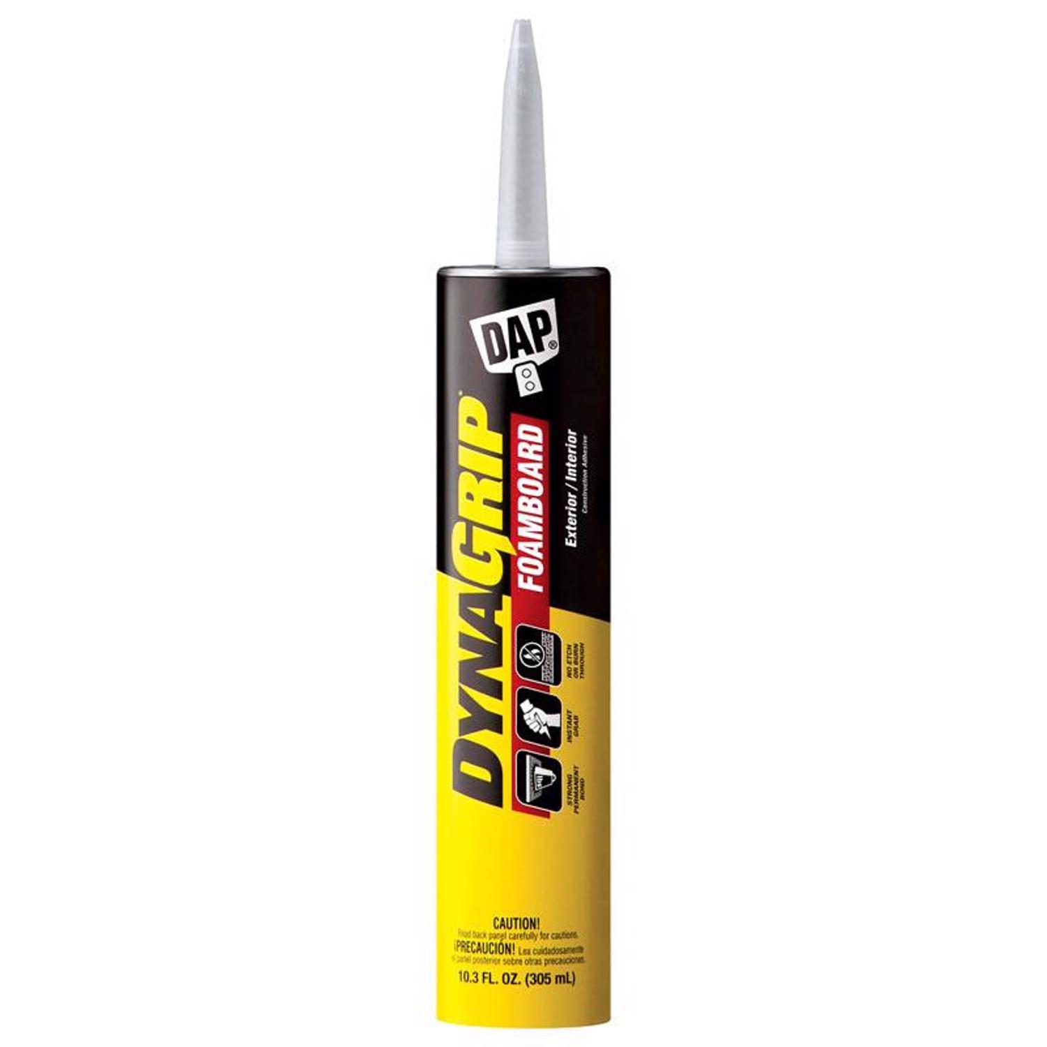 DAP DynaGrip Foamboard Construction Adhesive 10.3 oz - Mycitystee