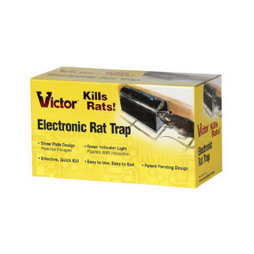 VICTOR M241 Rat Trap， 8-1/2 in L， 4 in W， 4.7 in H - Mycitystee