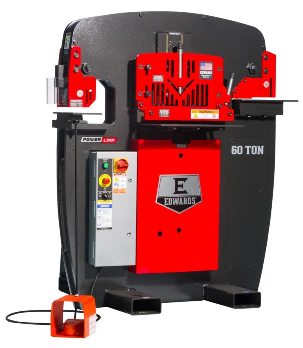 60 Ton Ironworker 3 Phase, 230v with PowerLink System Installed - Mycitystee