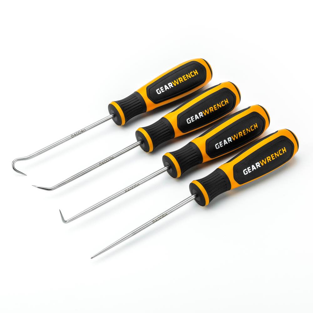 GEARWRENCH 4 Pc Mini Hook and Pick Set 84040H from GEARWRENCH - Mycitystee