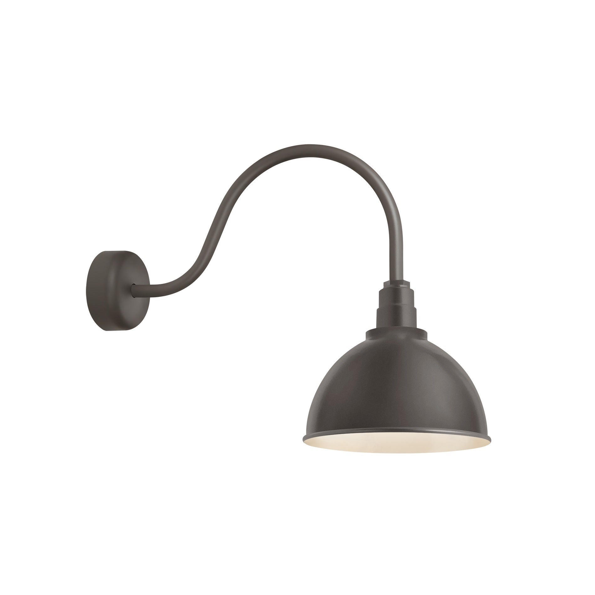 Troy RLM Lighting Deep Reflector Textured Bronze 23 inch Arm Wall Sconce， 12 inch Shade Shopping - The Best Deals on Outdoor Barn Lights | 19494459 - Mycitystee