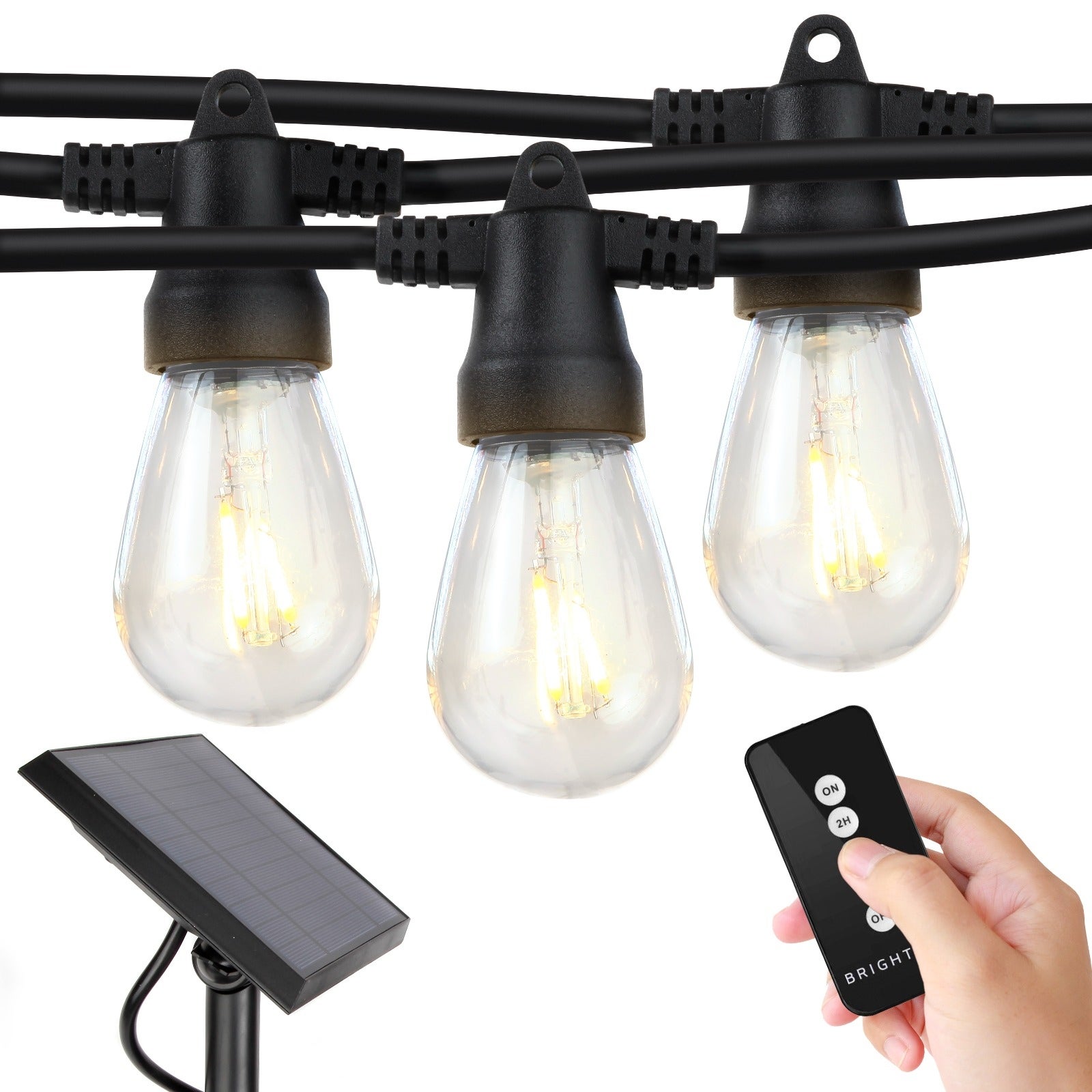 Remote Controlled 48 Ft Solar String Light with 15 Plastic LED Bulbs Shopping - The Best Deals on String Lights | 40062608 - Mycitystee