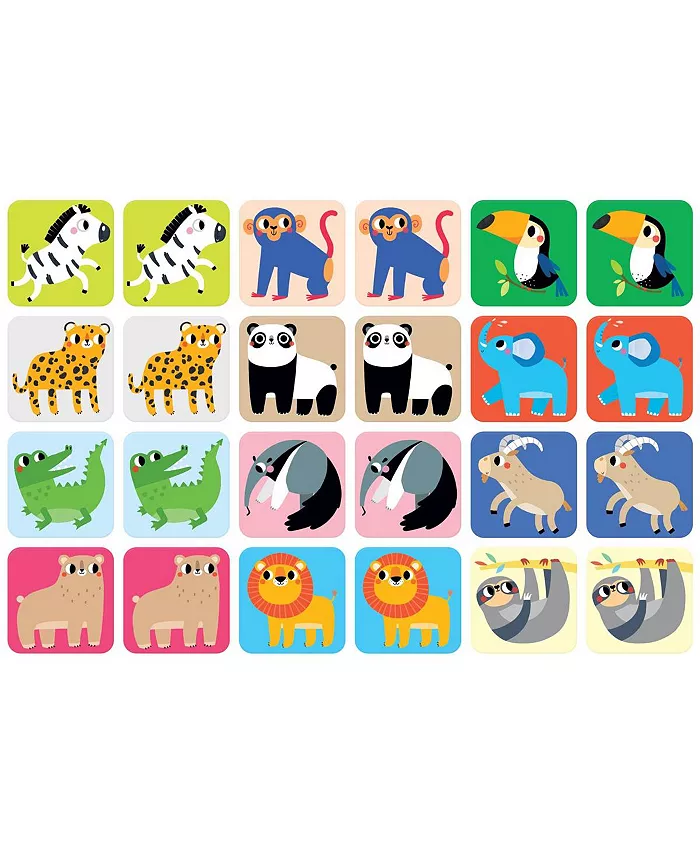 Banana Panda Suuuper Size Toddler Memory Game - Wild Animals - Mycitystee