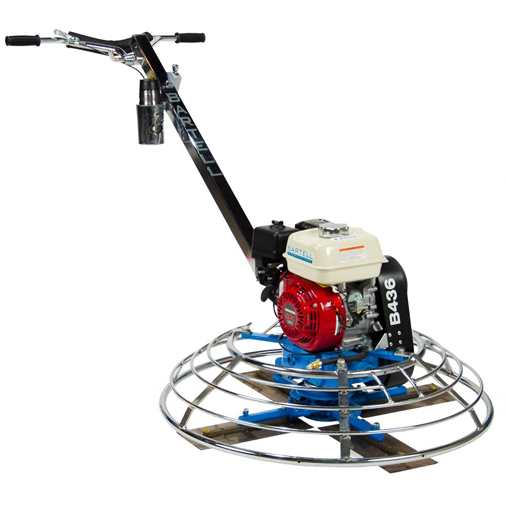B436 – 36 Pro Trowel， Combo Blades， Hoist Hook and Easy Pitch， Honda GX160 - Mycitystee