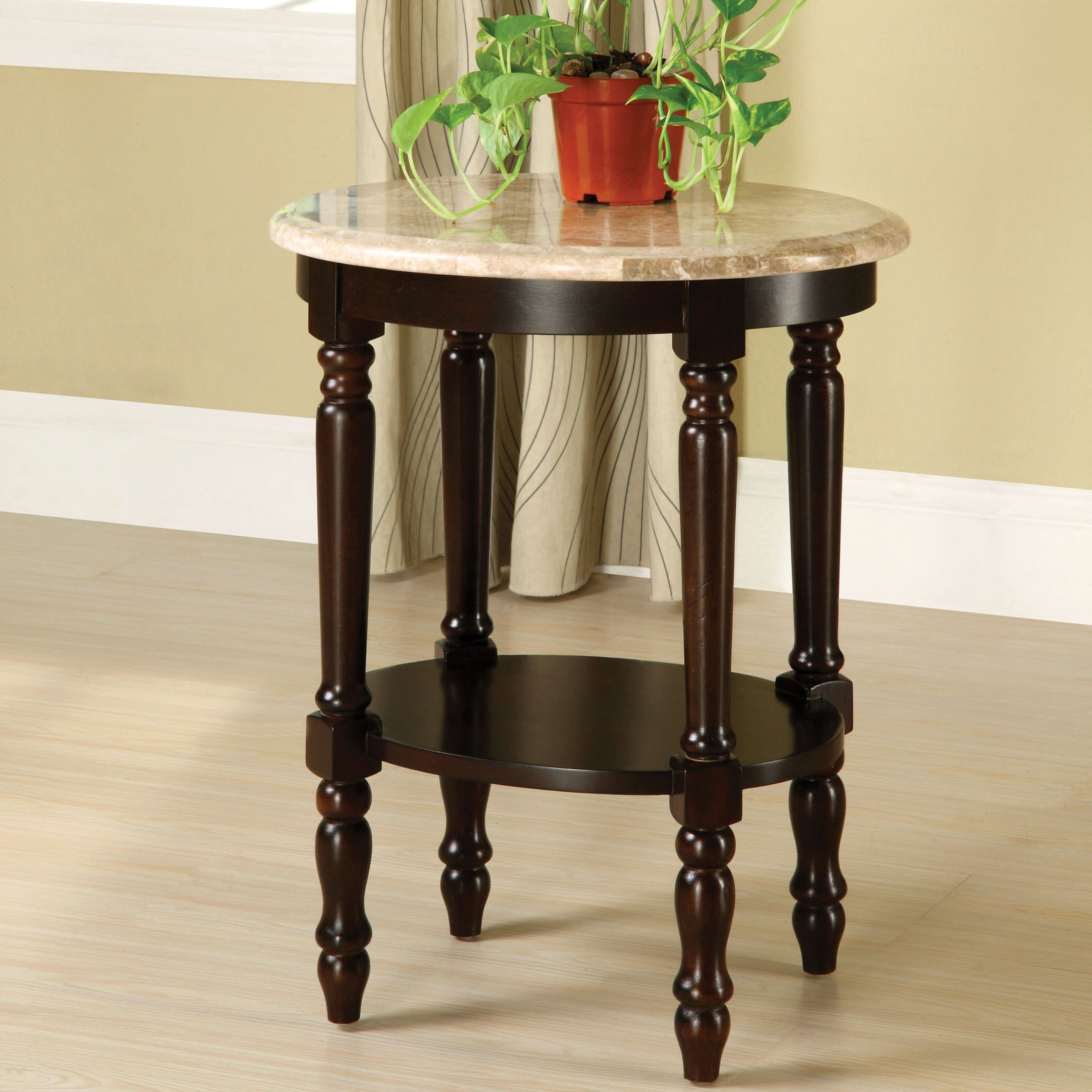 Furniture of America Arboreta Traditional 21-inch 1-shelf Side Table - Mycitystee
