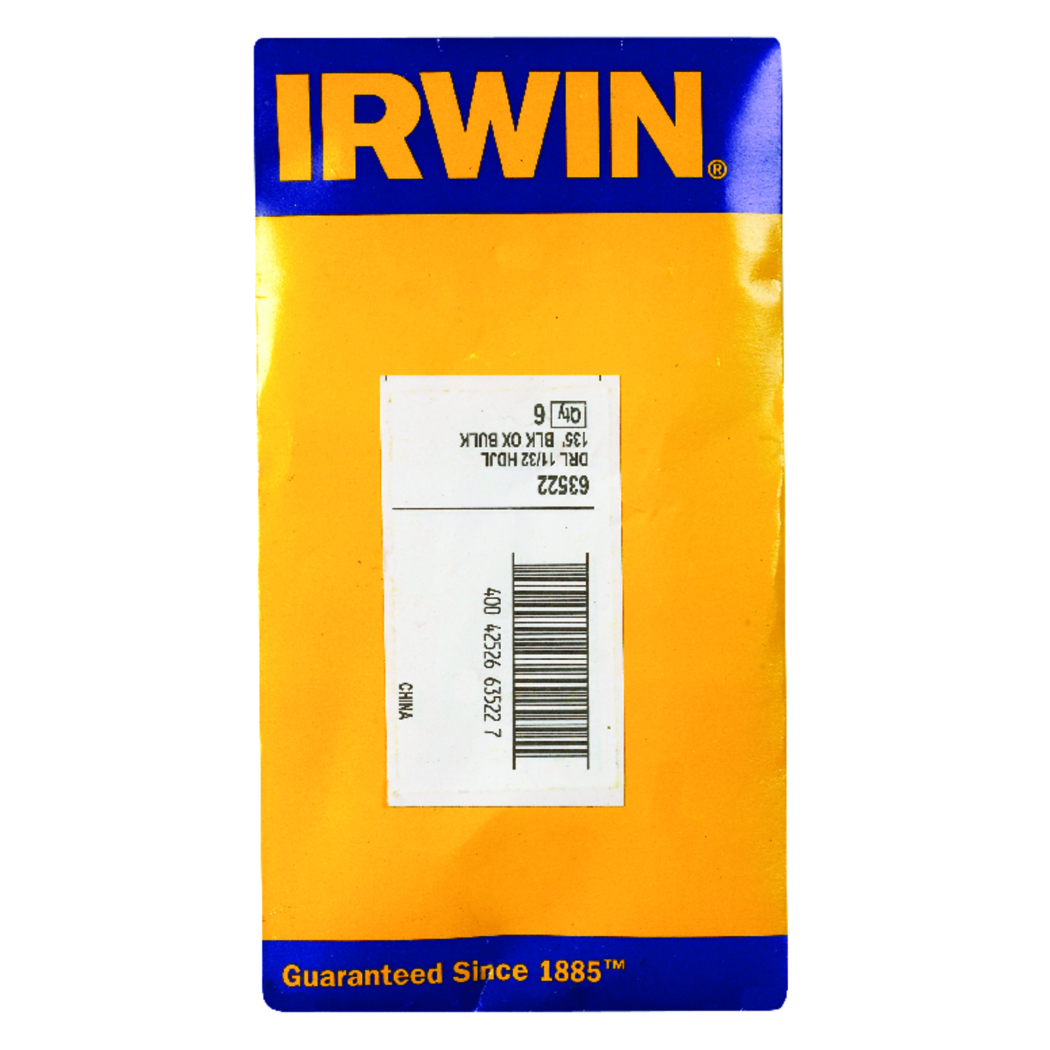 Irwin 11/32 in. X 4-3/4 in. L High Speed Steel Drill Bit 1 pc - Mycitystee