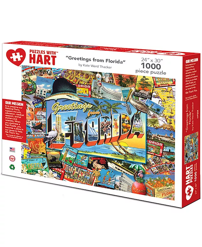 Hart Puzzles Greetings From Florida 24