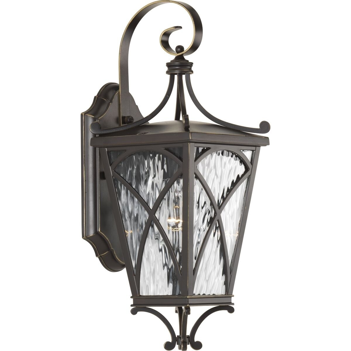 Progress Lighting Cadence Bronze Aluminum 6-inch 1-light Wall Lantern - Mycitystee