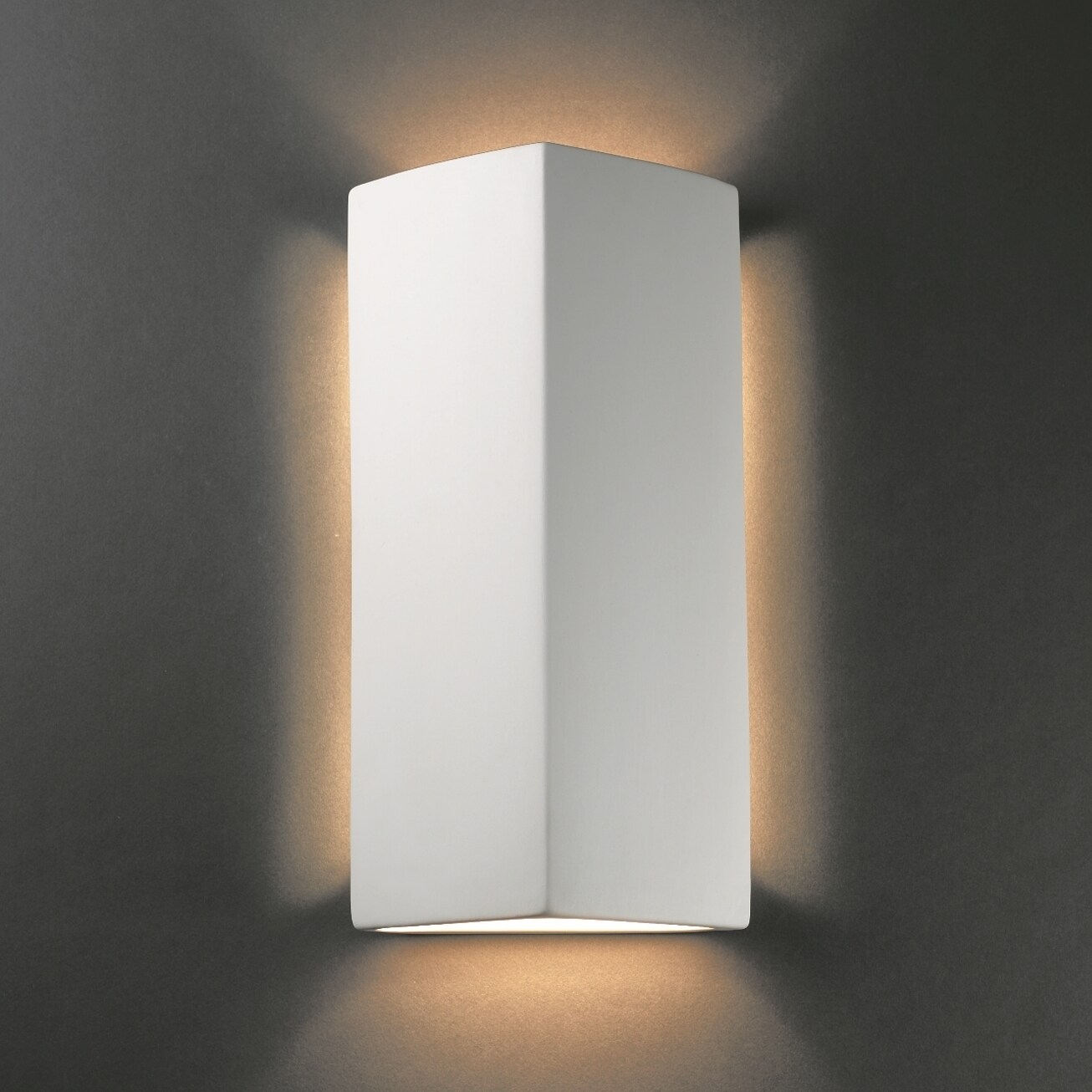Strick and Bolton Wes 2-light ADA Peaked Rectangle Ceramic Sconce - Mycitystee