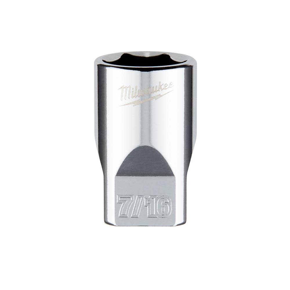 Milwaukee 1/4 in. Drive 7/16 in. SAE 6-Point Socket 45-34-9008 from Milwaukee - Mycitystee