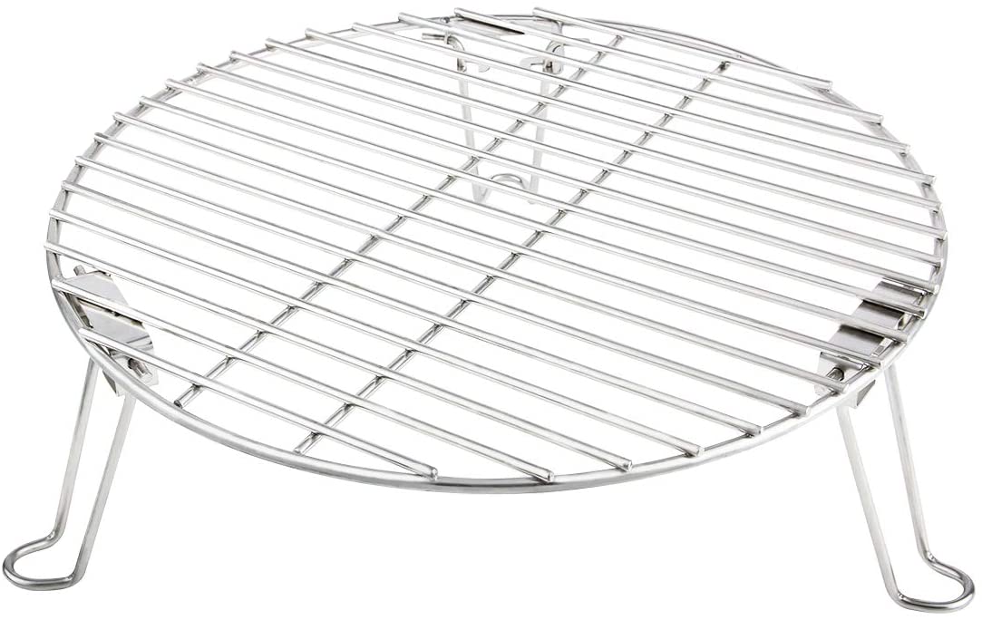 Grill Expansion Grilling Rack fits 28-24 Inch Large & XL Big Green Egg, Kamado Joe Classic Ceramic Grills and 18-26 Inch Weber Kettle Charcoal Grills - Mycitystee