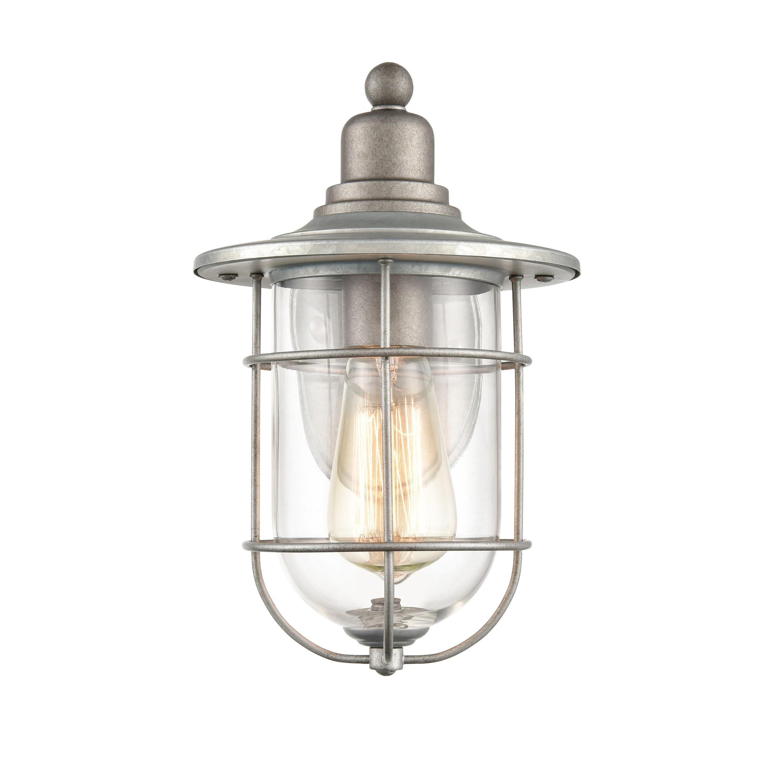 1 Light Metal Outdoor Wall Sconce Shopping - The Best Deals on Outdoor Wall Lanterns | 37641352 - Mycitystee