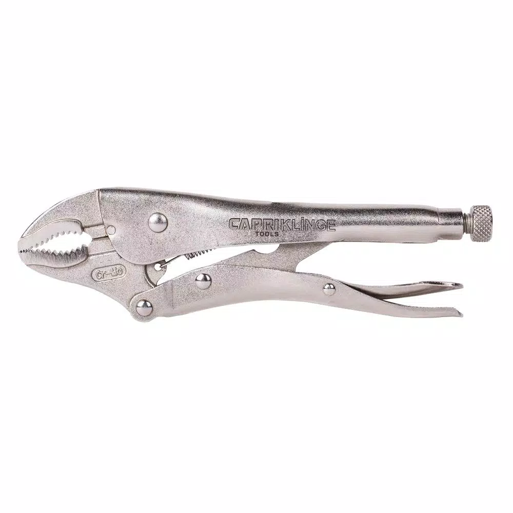 Capri Tools Klinge 7 in. Curved Jaw Locking Pliers with Wire Cutter and#8211; XDC Depot - Mycitystee