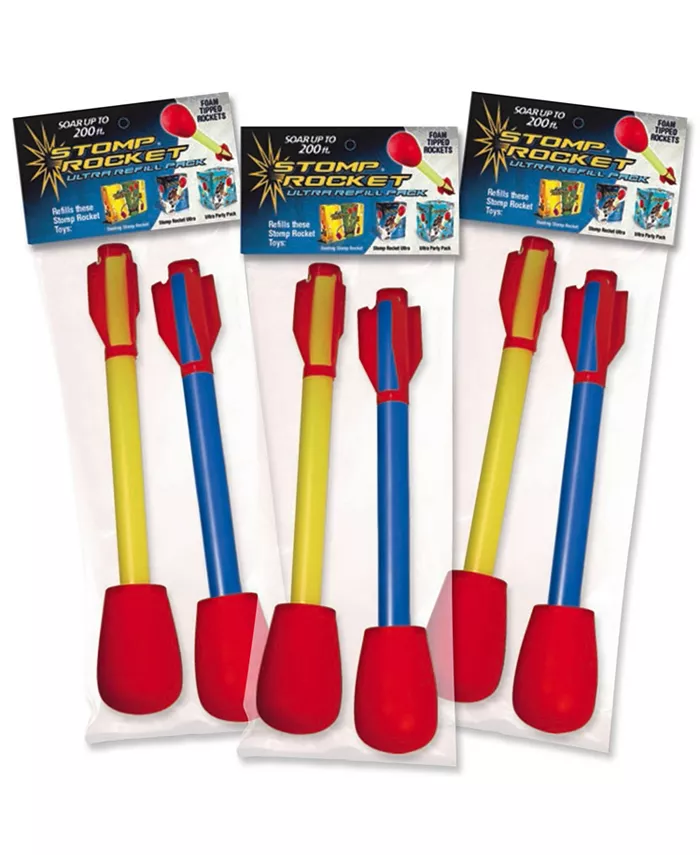Stomp Rocket Ultra Refill Pack - Set of 3 - Mycitystee