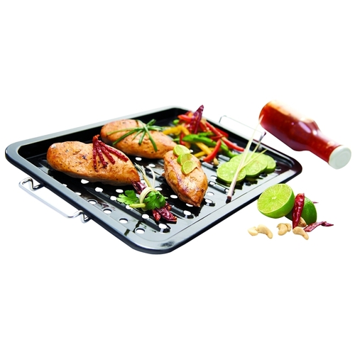 GrillPro 97122 Grill Topper， Porcelain Enamel-Coated - Mycitystee