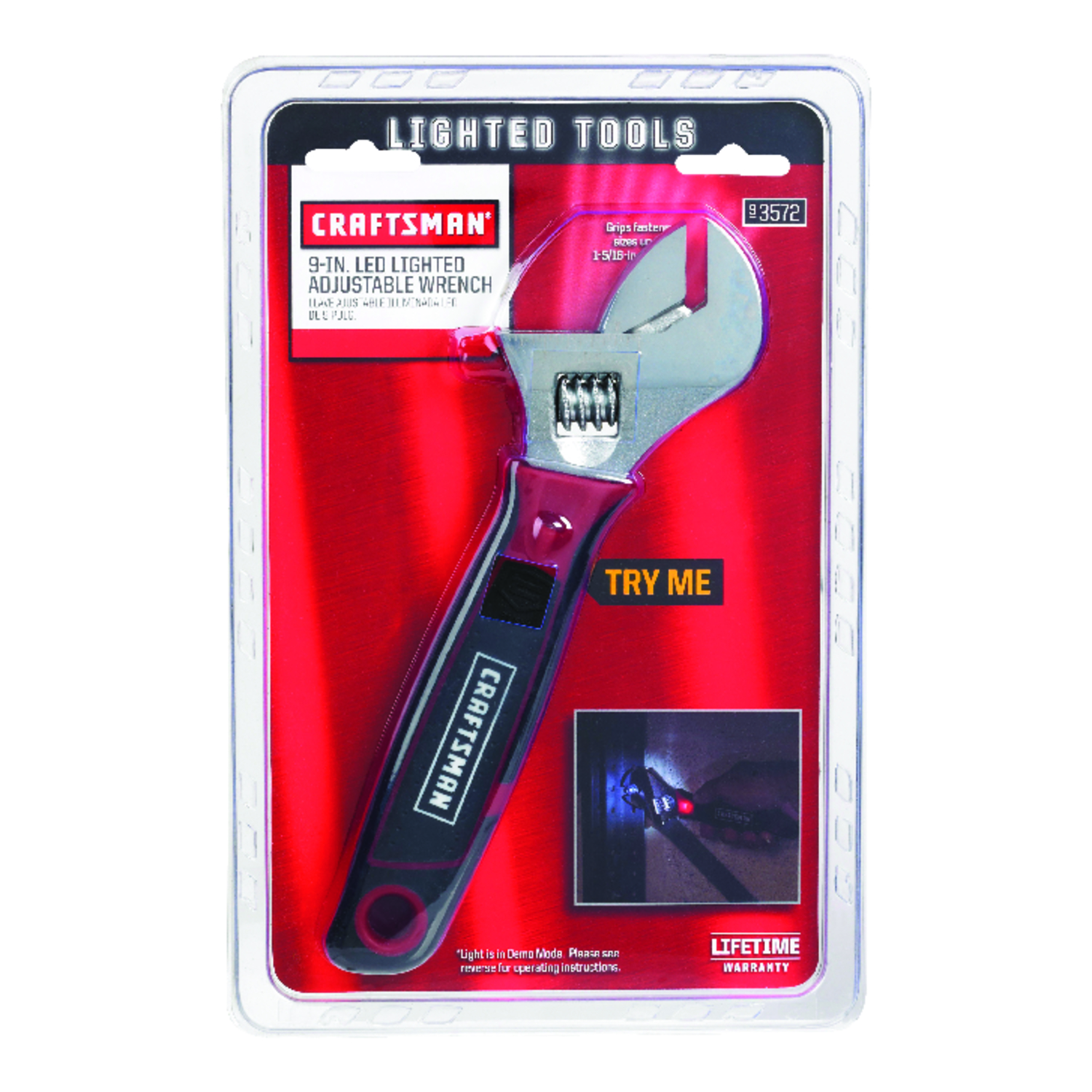 Craftsman 9 in. Metric and SAE Adjustable Wrench 9 in. L 1 pc - Mycitystee