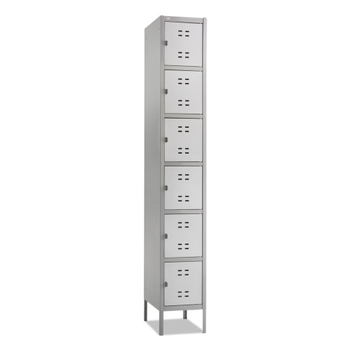 Safco Box Locker， 12w x 18d x 78h， Two-Tone Gray (5524GR) - Mycitystee
