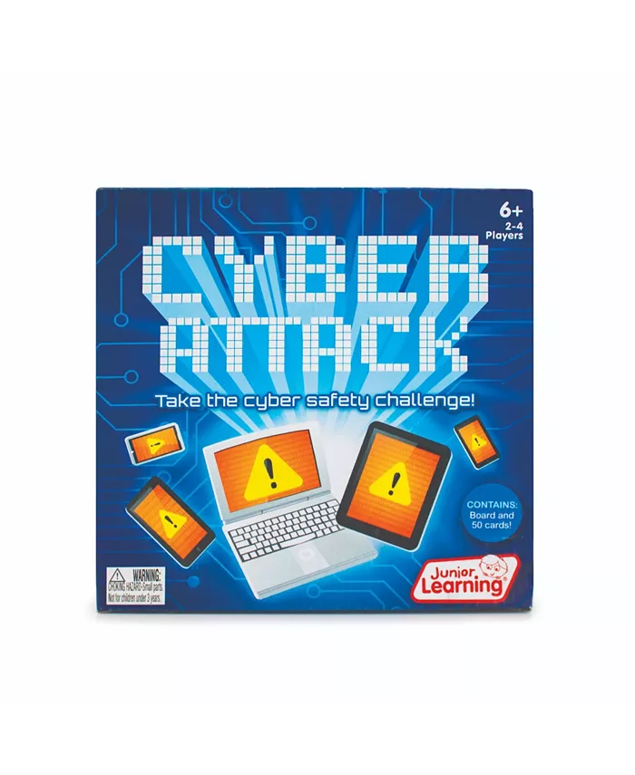 Redbox Junior Learning Cyber Attack - Educational Board Game - Mycitystee