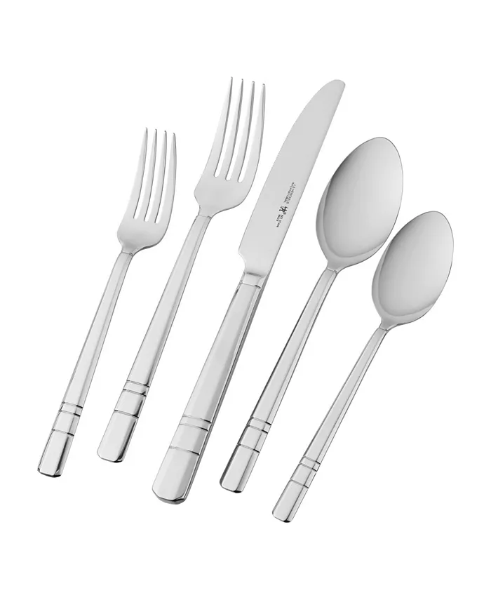 J.A. Henckels Madison Square Flatware Set， 20 Piece - Mycitystee