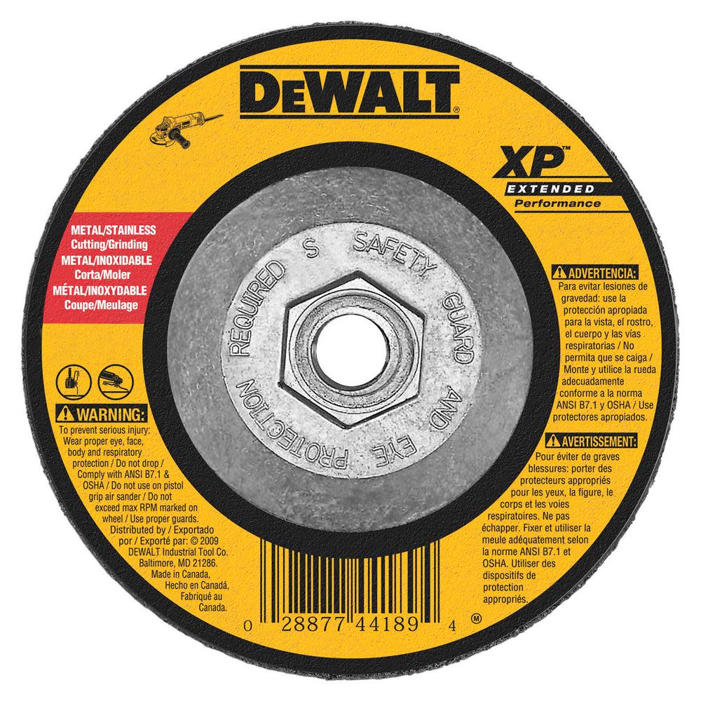 DEWALT 7 In. x 1/8 In. x 5/8 In. to 11 XP Grinding Wheel DW8825 from DEWALT - Mycitystee