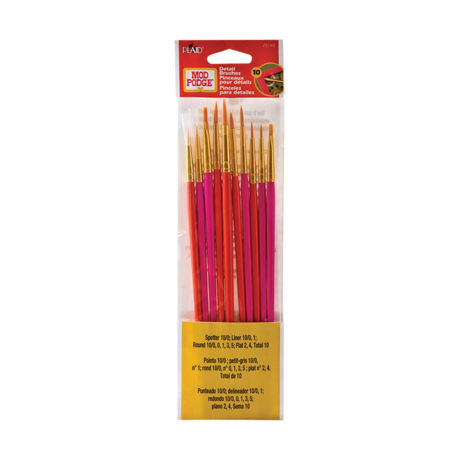 Plaid Mod Podge Flat Paint Brush - Mycitystee