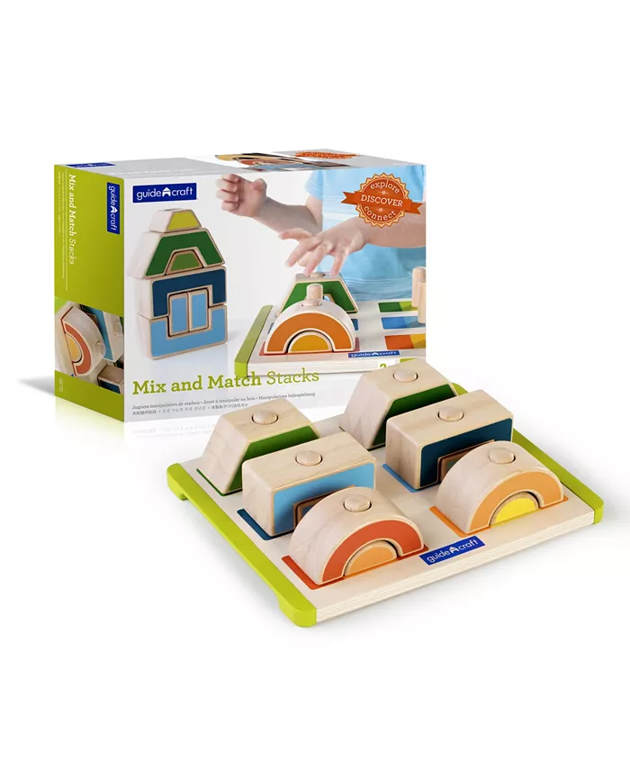 Guidecraft， Inc Guidecraft Mix and Match Stacks - Mycitystee