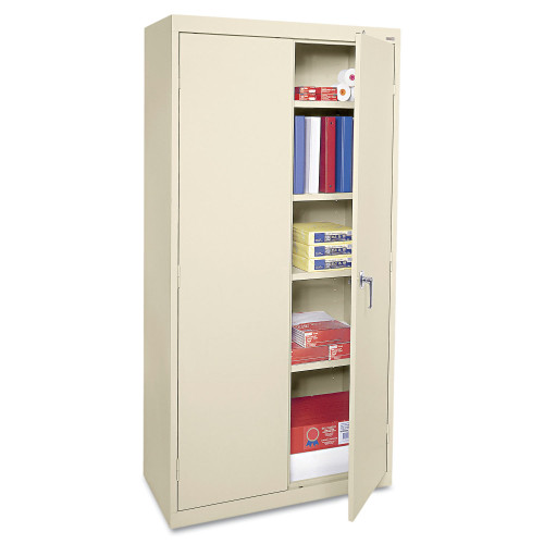 Alera Economy Assembled Storage Cabinet， 36w x 18d x 72h， Putty (CME7218PY) - Mycitystee