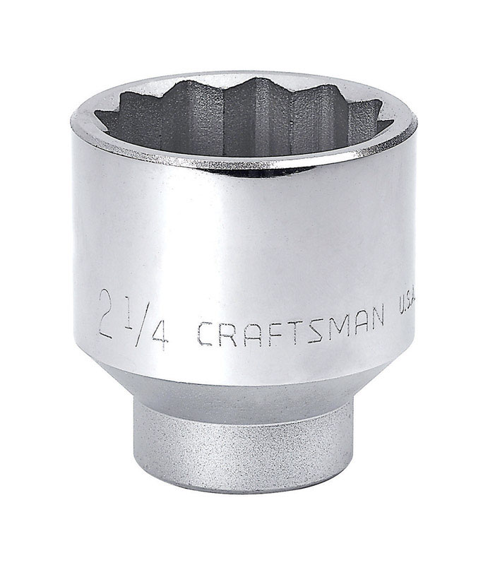 Craftsman 2-1/4 in. X 3/4 in. drive SAE 12 Point Standard Socket 1 pc - Mycitystee