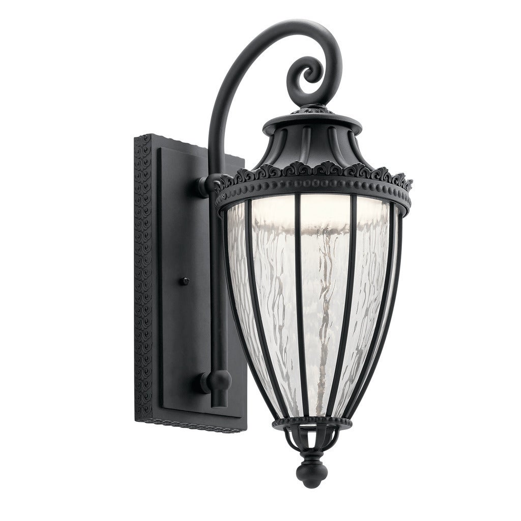 Kichler Lighting Wakefield Collection 1-light Textured Black LED Outdoor Wall Lantern - Mycitystee