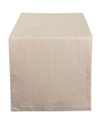 Design Imports Solid Chambray Table Runner 14