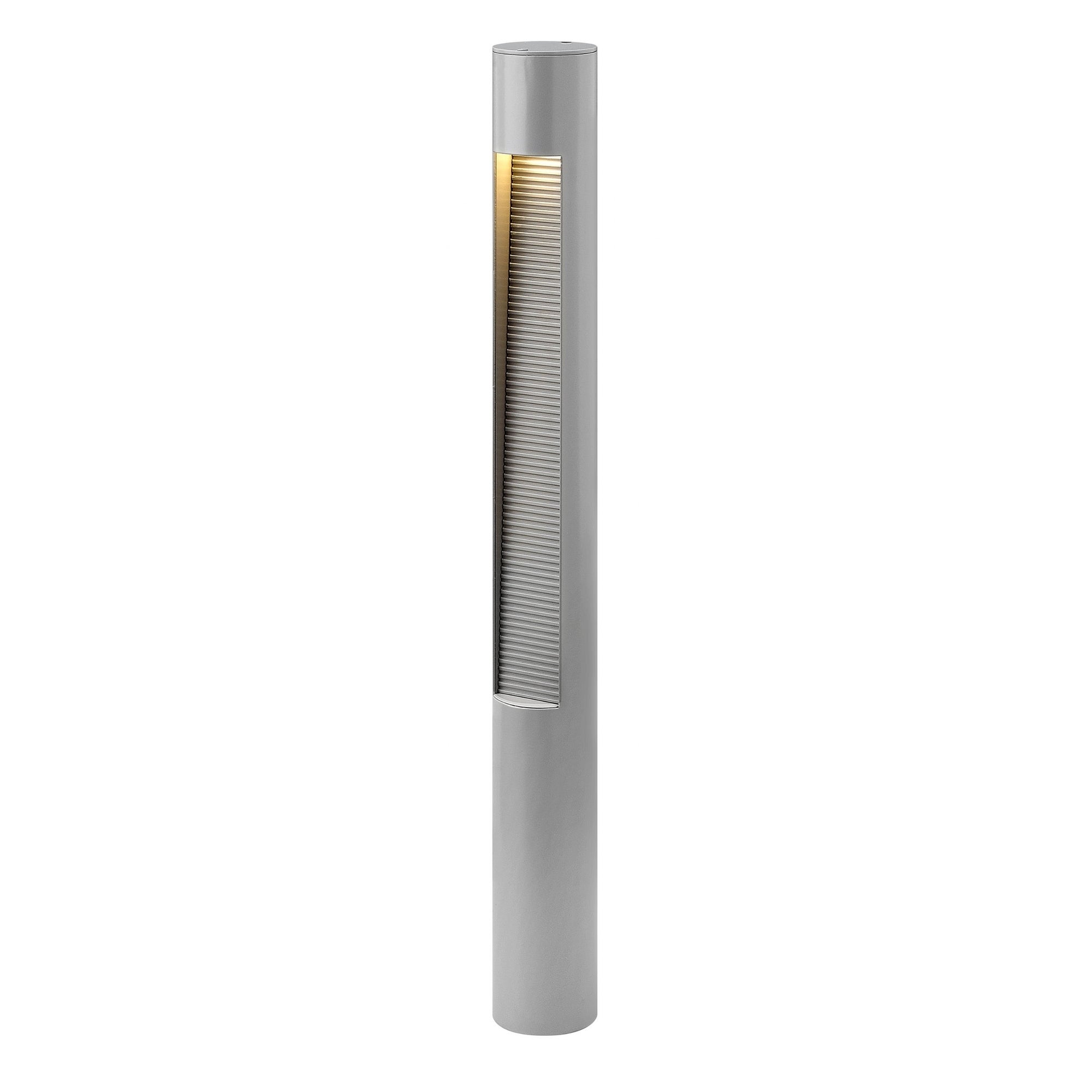 Hinkley Landscape Luna 50 Watt Bollard Light - Silver - Mycitystee