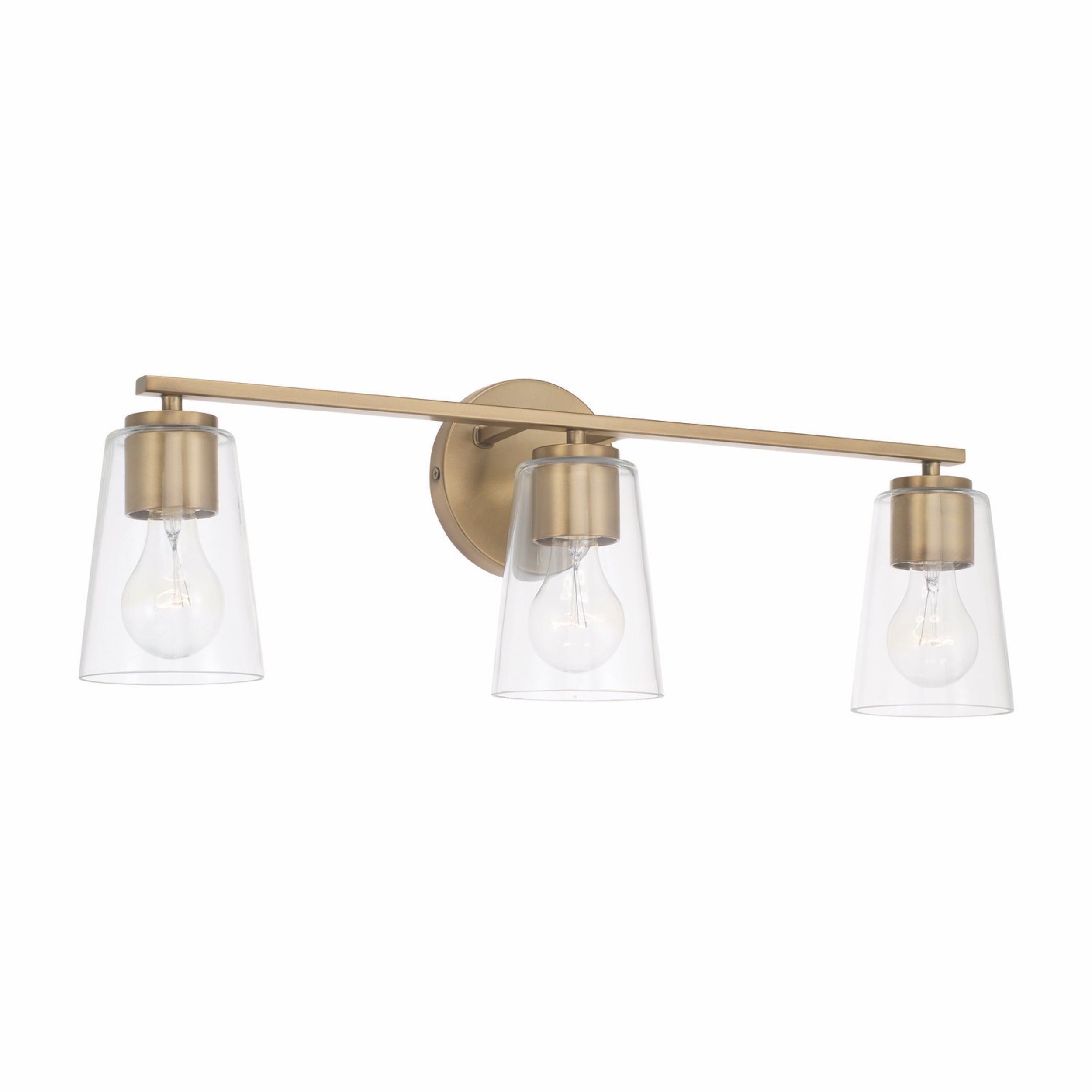 Portman 3-light Bath/ Vanity Fixture w/ Clear Glass - Mycitystee