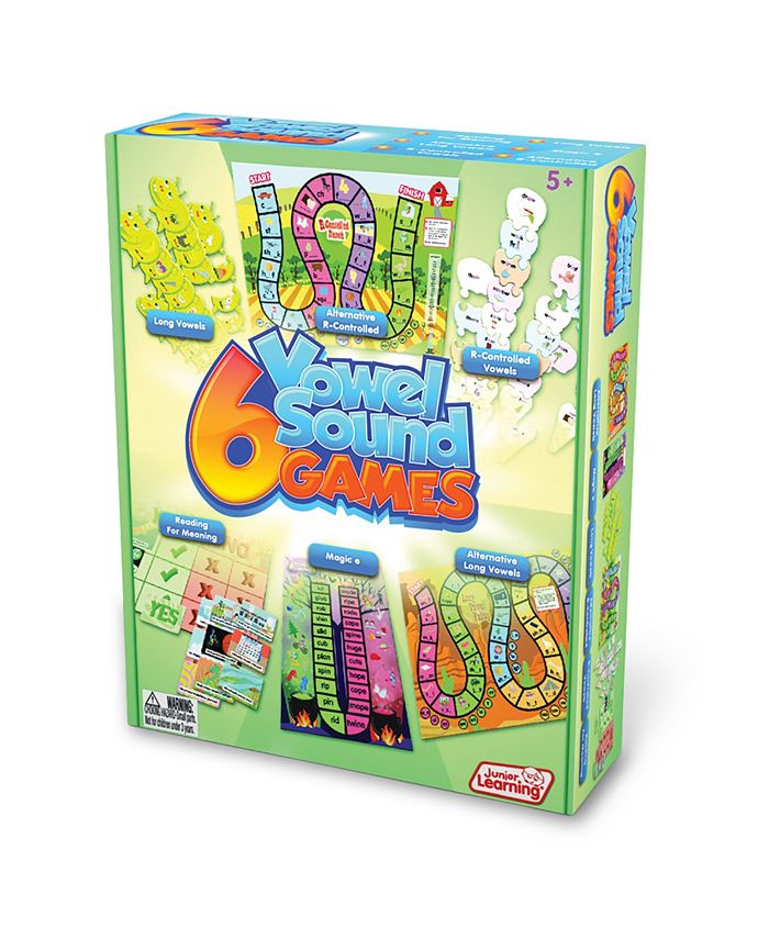 Junior Learning 6 Vowel Sound Games - Mycitystee