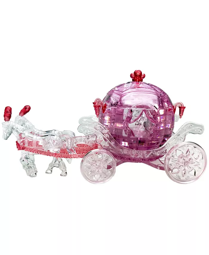 BePuzzled 3D Crystal Puzzle - Royal Carriage - 63 Piece - Mycitystee