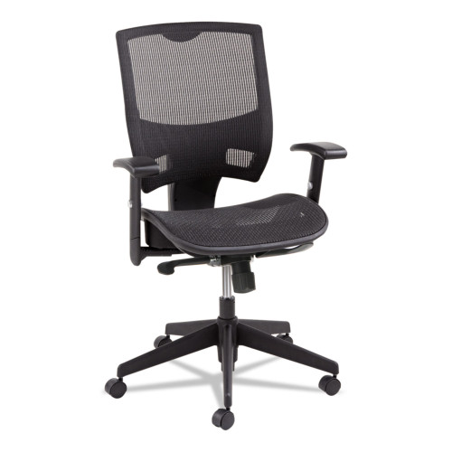 Alera Epoch Series Suspension Mesh Multifunction Chair， Supports Up to 275 lb， 16.25