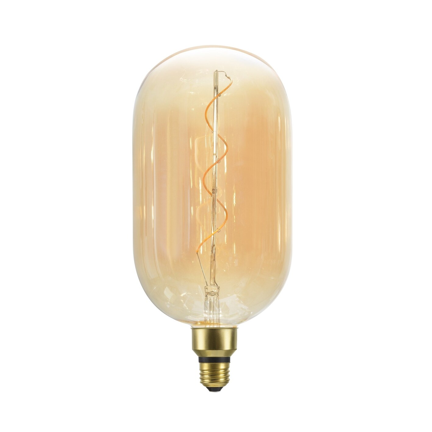 Aspen Creative T135 Vintage Edison Decorative LED Light Bulb， 4 Watt Medium (E26) Base， Amber - Mycitystee
