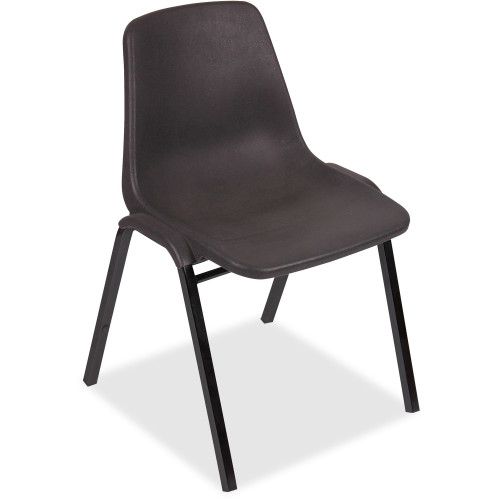 Lorell Plastic Stacking Chairs - 4/CT (85567) - Mycitystee