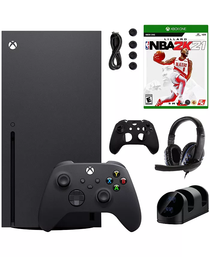 Xbox Series X 1TB Console with NBA 2K21 and Accessories Kit - Mycitystee