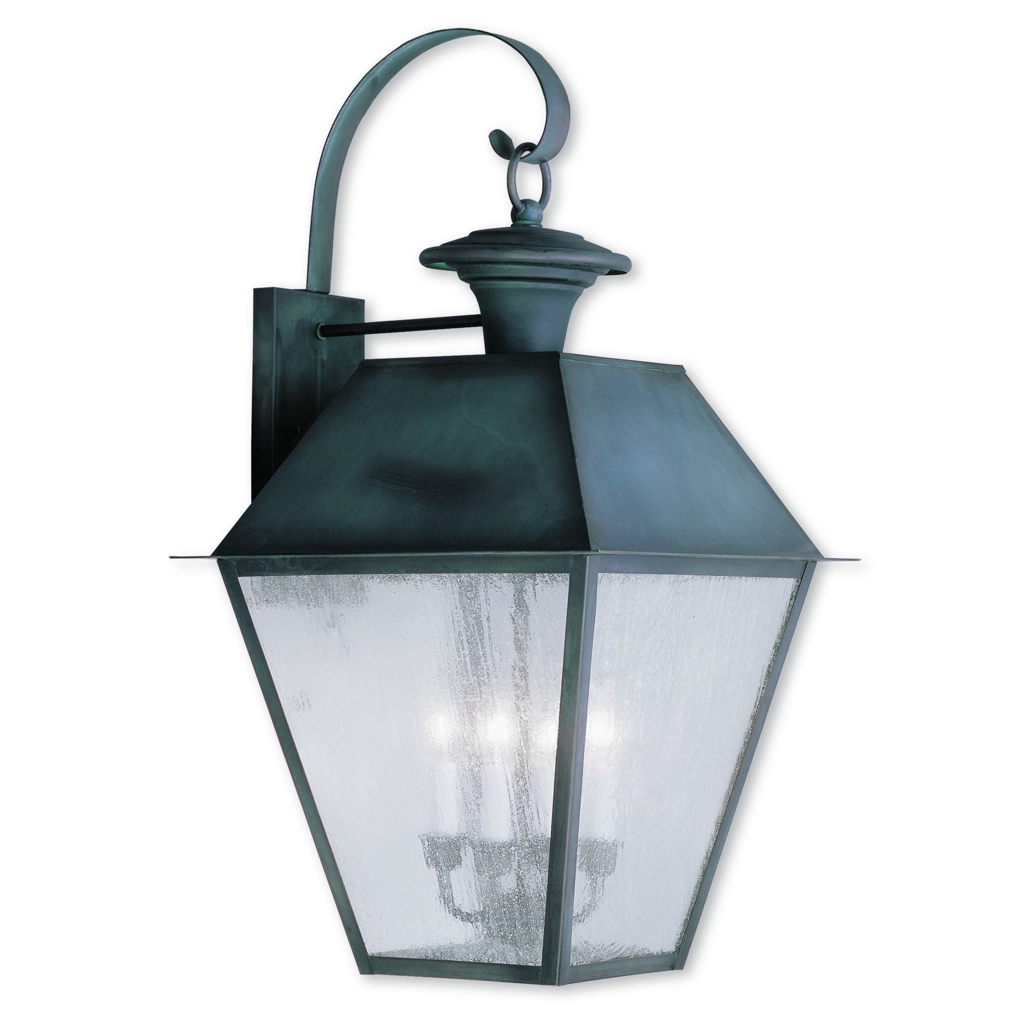 Livex Lighting Mansfield Charcoal Brass 4-light Outdoor Wall Lantern Shopping - The Best Deals on Outdoor Wall Lanterns | 18909363 - Mycitystee