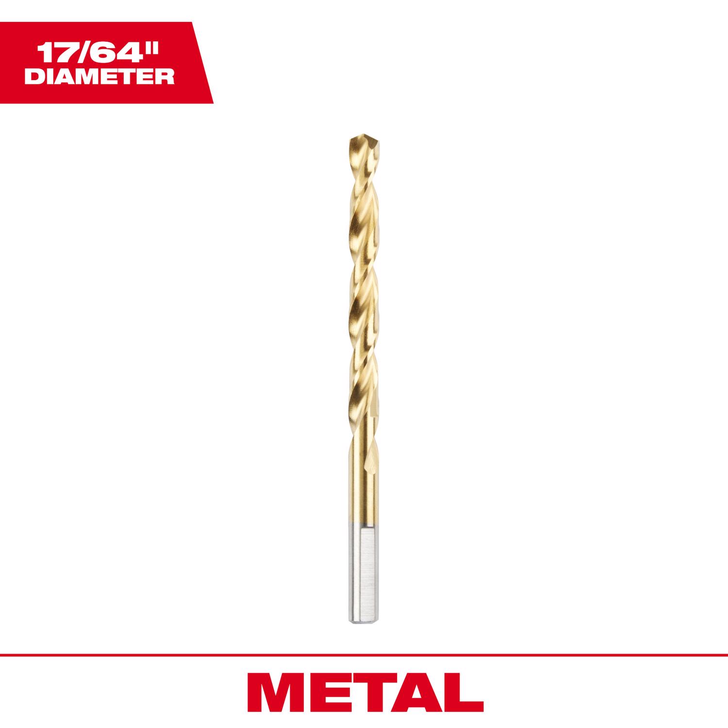 Milwaukee Thunderbolt 17/64 in. X 4-1/8 in. L High Speed Steel Drill Bit 1 pc - Mycitystee