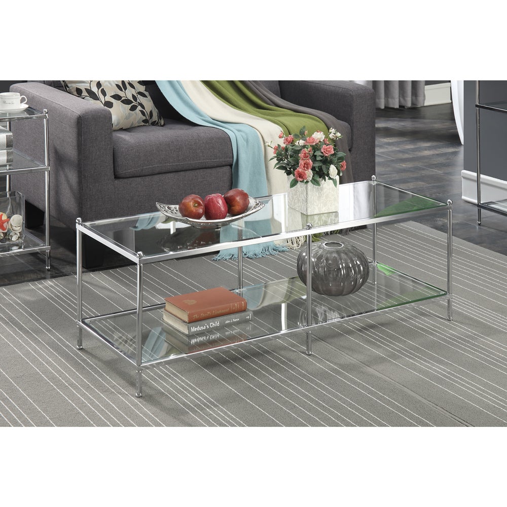 Silver Orchid Price Glass Coffee Table - Mycitystee