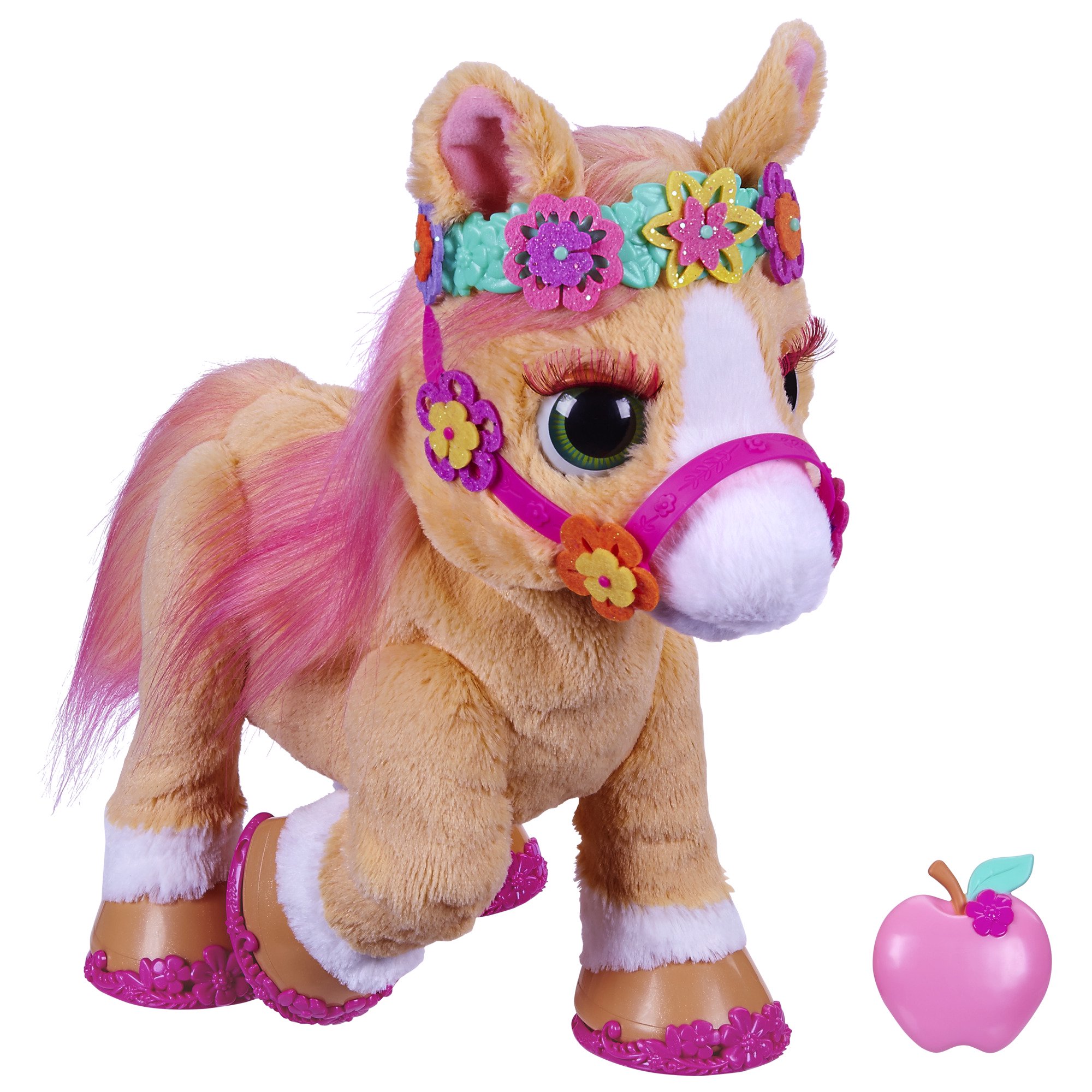FurReal Cinnamon， My Stylin’ Pony Toy， Interactive Pets Toys for 4 Years Old and Up - Mycitystee