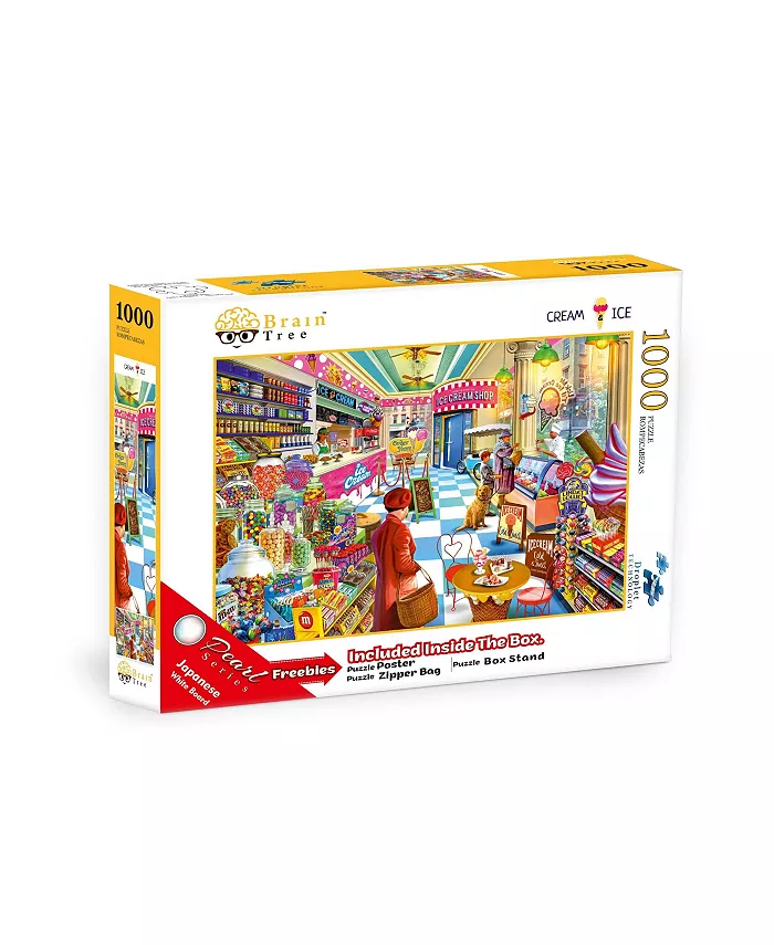 Brain Tree Games Cream Ice 1000 Piece Jigsaw Puzzle - Mycitystee