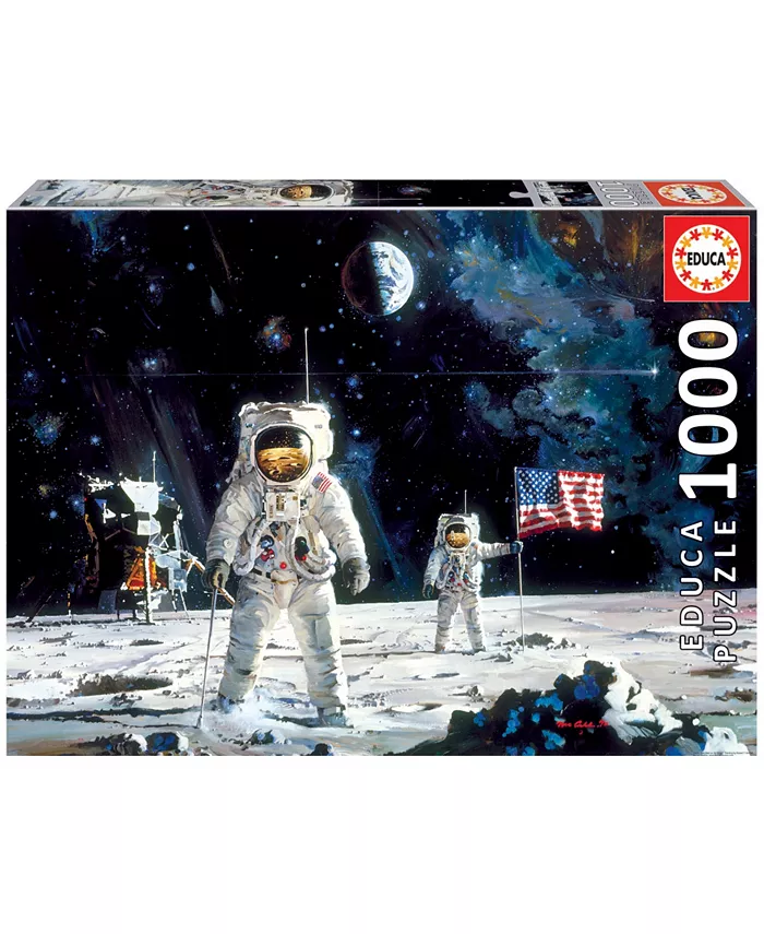 Educa Robert McCall - First Men On The Moon - 1000 Piece - Mycitystee