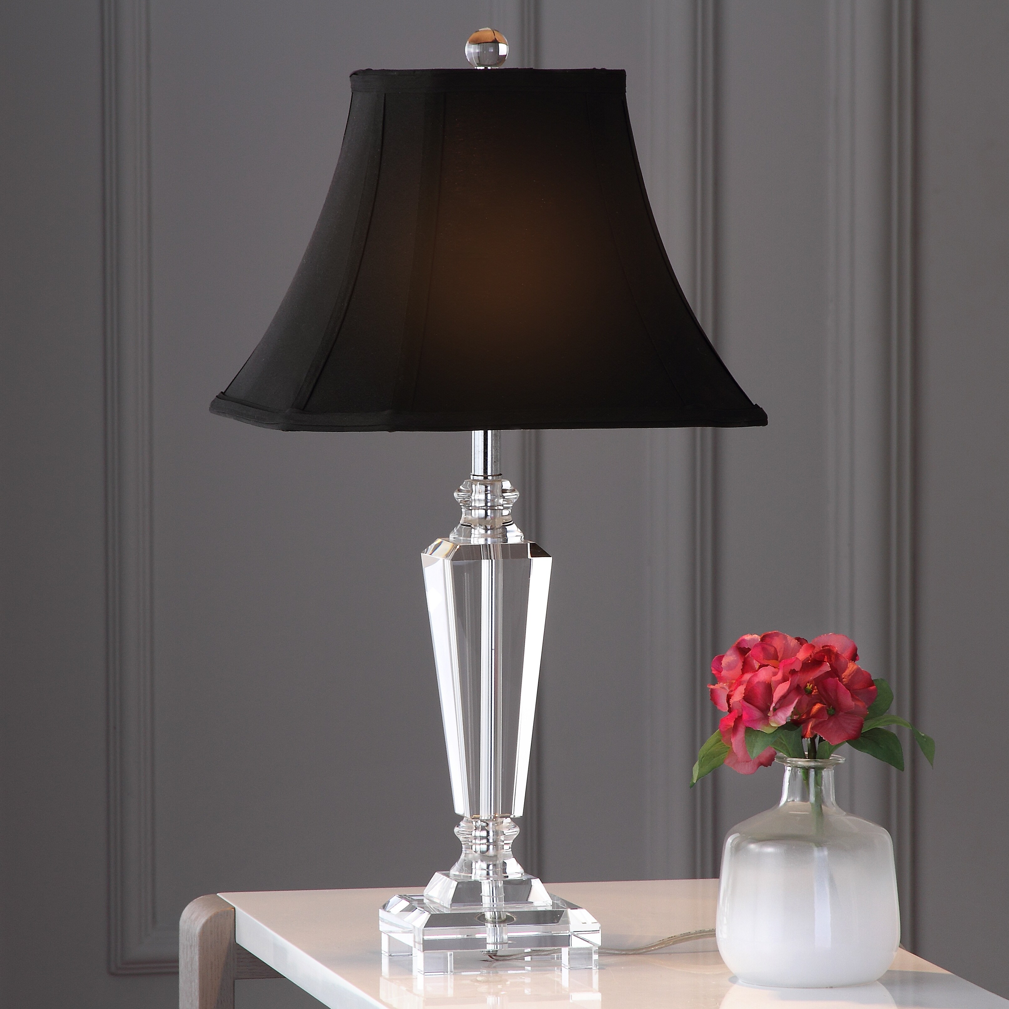 SAFAVIEH Lighting 25-inch Lilly Crystal Table Lamp (Set of 2) - 13
