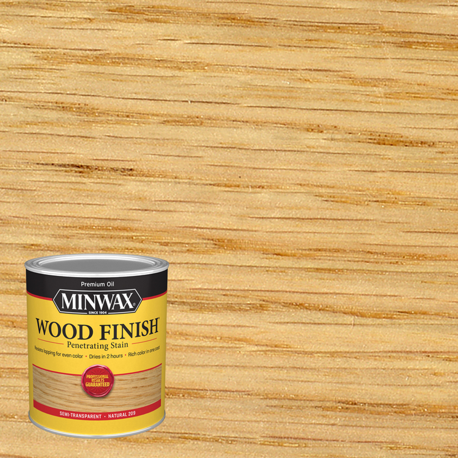 Minwax Wood Finish Semi-Transparent Natural Oil-Based Penetrating Wood Stain 1 qt - Mycitystee
