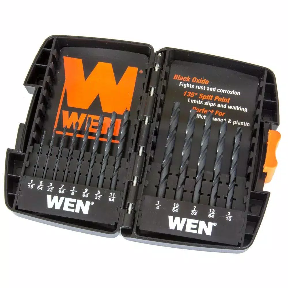 WEN Black Oxide Drill Bit Set (13-Piece) and#8211; XDC Depot - Mycitystee