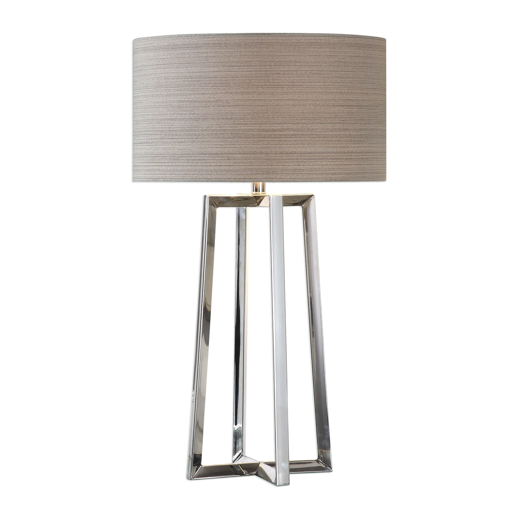 Uttermost Keokee Polished Stainless Steel 1-light Table Lamp - Mycitystee