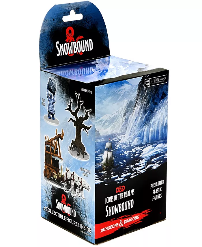 Dungeons Dragons Icons of the Realms Miniatures Snowbound Booster 4 Prepainted Randomly Assorted Miniatures Role Playing Game - Mycitystee