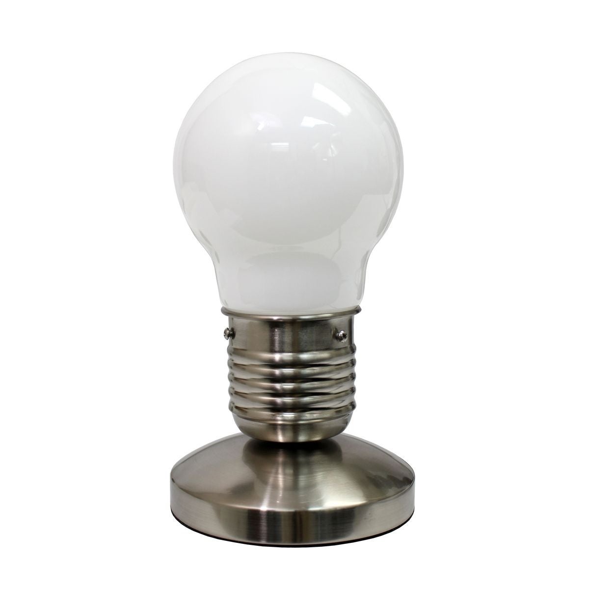 Simple Designs Edison Style Minimalist Idea Bulb Mini Touch Desk Lamp - 4